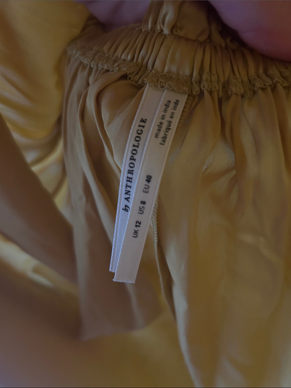 Anthropologie Silk Colorblocked Maxi Dress - Gold, Pink and Green Goddess Luxury - Picture 2 of 9